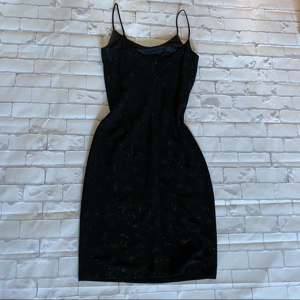 Vintage White House Black Market black 4 dress - Picture 5 of 9